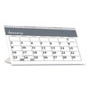 Bar Harbor Recycled Desk Tent Monthly Calendar, 7 x 4.25, White/Blue Sheets, 12-Month (Jan to Dec): 2025 - 2 of 3