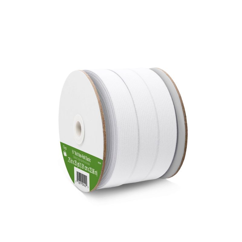 Dritz 25 yd 3/4&#34; Knit Non-Roll Elastic White, 2 of 4