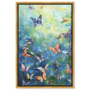 Art Remedy Aesthetic Butterflies Butterfly Wall Art Framed - 1 of 4