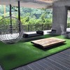 NAYSAYE Artificial Turf Pet Lawn Mat with Drainage Holes for Patio Backyard Terrace 3' x 32' Outdoor Dog Area, Green - 2 of 4
