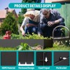SEVOBAL Planters Set of 2 Garden Bed Kit, Versatile Planter Box for Vegetables, Flowers, and Herbs, in Backyard or Patio, Black, 47.24"*47.24"*23.62" - 3 of 4