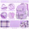 FATMOON School Backpacks for Girls - 18" Large Capacity Cute Backpack for Kids Teens,with Multiple Pockets,for Back to School and Travel - 4 of 4