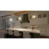Urban Ambiance Luxury French Rustic Pendant Light,  17.125"H x 12.875"W,  Brushed Nickel Finish, UHP3820 - 2 of 4