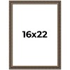 PosterPalooza | Sculpted Silver Picture Frame - UV Acrylic, Foam Board Backing, Hanging Hardware - 2 of 4