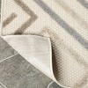 Modern Geometric Farmhouse Indoor Outdoor Runner or Area Rug by Blue Nile Mills - 4 of 4
