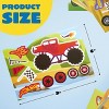 Joyfy 36 Pcs Make a face Stickers for Kids  9"x6" Make Your Own Monster Truck Stickers Party Favors Kids Crafts  Goodie  Stuffers Classroom Activities - 2 of 4