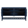 Elegant Entryway Table with Polygonal Door Design Suitable for Study Entryway Hallway Living Room Foyer - 3 of 3