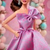 Barbie Signature Birthday Wishes Doll, Collectible 13" Fashion Doll in Satiny Pink Dress - 4 of 4