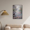 Art Remedy Pink Impressionisty Lilypads Impressionism Wall Art Framed - 2 of 4