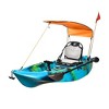 Sun Shade Canopy for Kayak Boat Canoe, Canopy for Single Person, Universal Awning Canopy with Storage Bag for Outdoor Fishing Tricycles - 2 of 4