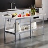 AMERLIFE Stainless Steel Table for Prep & Work Adjustable Under Shelf and Feet - 2 of 4