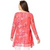 Woman Within Plus Size High-Low Miracle Mesh Tunic - 3 of 4