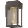 Livex Lighting Franklin 1 - Light Wall Light in  Bronze/Soft Gold/Brushed Nickel Stainless Steel - 2 of 4