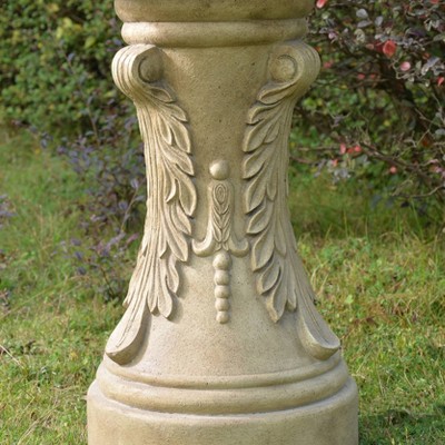Ibiza 62" Sandstone 3-Tier LED Outdoor Floor Fountain