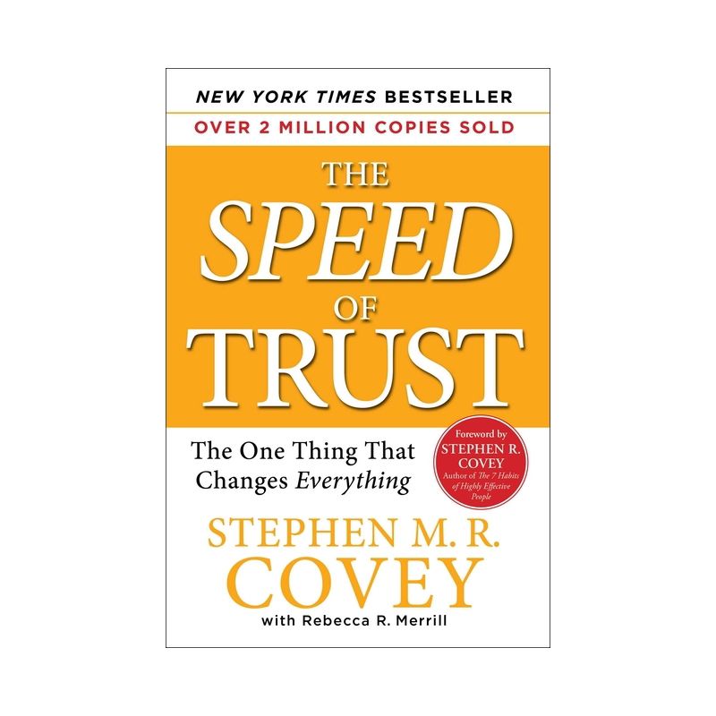 The Speed of Trust - by Stephen M R Covey, 1 of 2