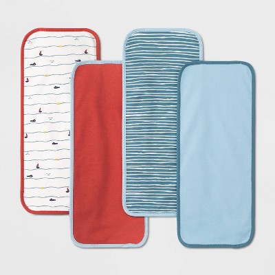 Photo 1 of Baby Boys 4pk Sweet Seaside Burp Cloth - Cloud Island Blue