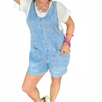 Women's Summer Short Overalls - umgee