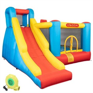 130 in. x 124 in. Bounce House with Slide and Air Blower - 1 of 4
