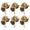 Melrose Harvest Hydrangea Stem (Set of 6) - 2 of 3