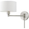 Livex Lighting 1 - Light Wall Light in  Brushed Nickel - 3 of 4