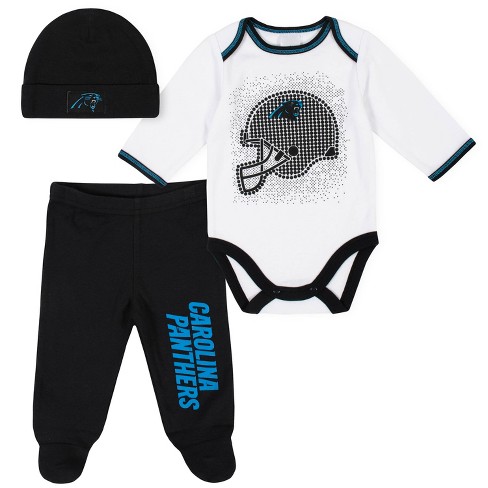 Nfl Carolina Panthers Baby Boys' 3pk Coordinate Set - 12m : Target