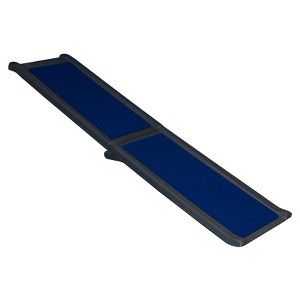 Pet Gear Travel Lite Bi-Fold Full Dog Ramp - Black/Blue - 1 of 4