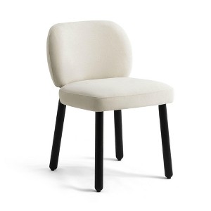 TOV Furniture Foxy Performance Basketweave Chenille Dining Chair in Cream - 1 of 4