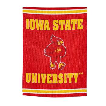 Embossed Suede Flag, House Size, Iowa State University
