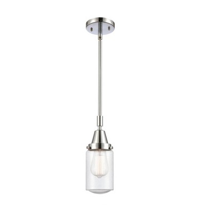 Dover - 1 Light Stem Hung Mini Pendant In Traditional Style-11.38 Inches Tall and 4.5 Inches Wide