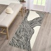 Washable Modern Abstract Living Room Rugs, Soft Non Slip Area Rug for Bedroom Nursery, Low Pile Large Stain Resistant Dining Room Carpet - 4 of 4