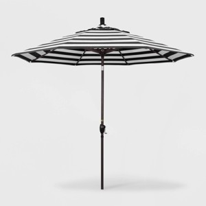 9' Pacific Trail Patio Umbrella Push Button Tilt Crank Lift Sunbrella - California Umbrella - 1 of 3