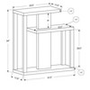 Monarch Specialties Accent Table Console Entryway Narrow Sofa Living Room Bedroom Brown Laminate Contemporary Modern - 3 of 4