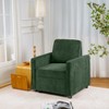TiramisuBest Retractable 3 Seater Sofa, Easy To Assemble, Suitable For Living Rooms, Apartments And Flexible Sofas For Small Spaces,Olive Green - 3 of 4