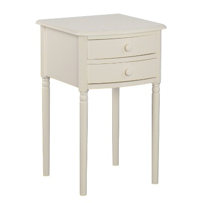 Aisling Tall Farmhouse Accent Table White - Aiden Lane