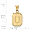 Black Bow Jewelry 14k Yellow Gold Ohio State Buckeyes NCAA Medium Pendant - 2 of 3