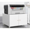 Mobile Copier 2-Door Steel Rolling Printer Stand with Storage File Cabinet with 360 Degree Rotation Wheels for Office - 3 of 4