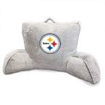 NFL Pittsburgh Steelers Faux Fur Logo Backrest Support Pillows