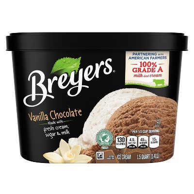 Breyers Vanilla Chocolate Ice Cream - 48oz