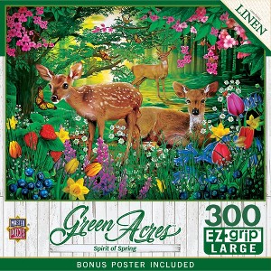 MasterPieces 300 Piece EZ Grip Adult Large Piece Jigsaw Puzzle - Spirit of Spring Farm Animals - 1 of 4