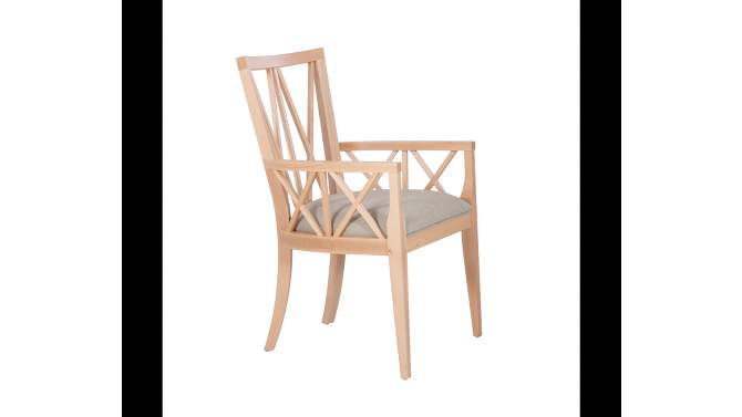 Becca Arm Chair Natural - Linon, 2 of 11, play video