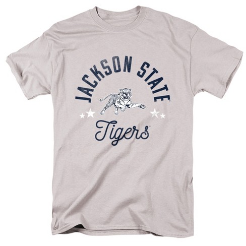 Jackson State University Official Tigers Unisex Adult T shirt Silver Target