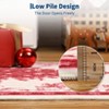 Christmas Tree Washable Area Rug, Soft Non-Slip Nursery & Bedroom Mat, Stain Resistant Holiday Carpet for Living Room & Office - 4 of 4