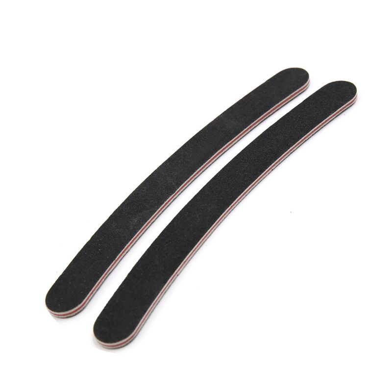 Unique Bargains 2pcs Double Sided Frosted Manicure Nail Sanding File Emery Board 6.9" x 0.7" x 0.2", 3 of 4