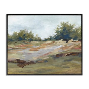 Stupell Industries Still Autumn Brushed Landscape Framed Giclee Art - 1 of 4