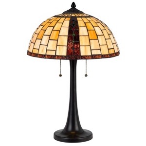Cal Lighting 60W x 2 Whitton Tiffany Table lamp - 1 of 4