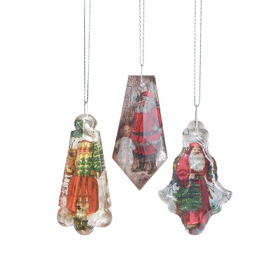 Gallerie II Santa Prism Christmas Xmas Ornament A/3