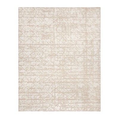 Gertmenian Kielo Leota Modern Abstract Ivory Cream Beige Indoor Polyester Area Rug