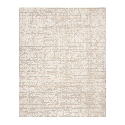 Gertmenian Kielo Leota Modern Abstract Ivory Cream Beige Polyester ...