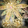 6.5"H, 6"H and 5.5"H Sullivans Snowflake Ornament - Set of 3, Gold Christmas Ornaments - 2 of 2