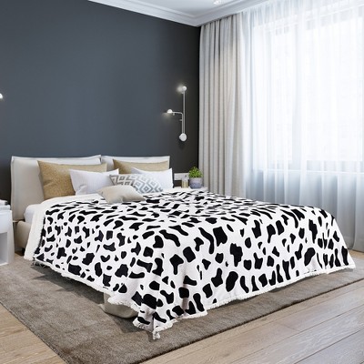 Catalonia Fleece Blanket for Bed, Super Soft Fleece Plush Sofa Couch Blanket, TV Bed Blanket, Comfy Cozy Warm, Caring Gift, 90x90 inch